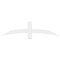 Ekena Millwork Bellingham Architectural Grade PVC Gable Bracket, 60"W x 15"H x 2"D x 4"F, 6/12 Pitch GBP060X15X0204BEL00 - alternate 3